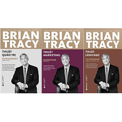 Combo 3 Cuốn Của Brian Tracy : Thuật Quản Trị + Thuật Marketing + Thuật Lãnh Đạo