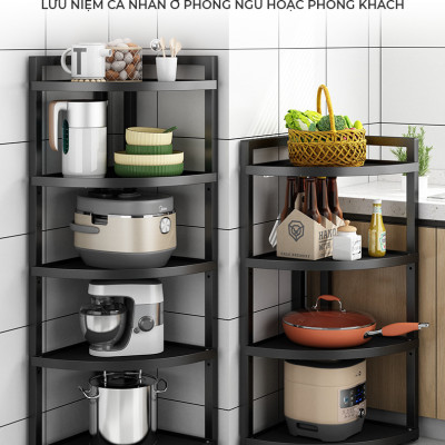 Kệ nhà bếp kệ lò vi sóng đa tầng khung thép chống ghỉ phủ sơn tĩnh điện thương hiệu IGA - GM119