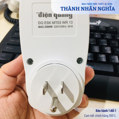 Ổ cắm hẹn giờ Điện Quang ĐQ ESK MT03 WR 13