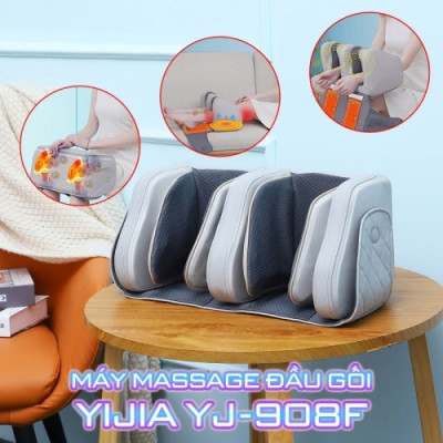 Máy Massage Đầu Gối YIJIA YJ-908F - Nén Ép Túi Khí Kết Hợp Rung Nóng