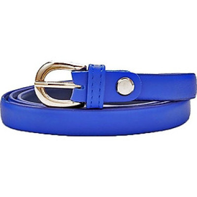 Thắt lưng nữ da bò Huy Hoàng cỡ nhỏ màu xanh dương HT5113