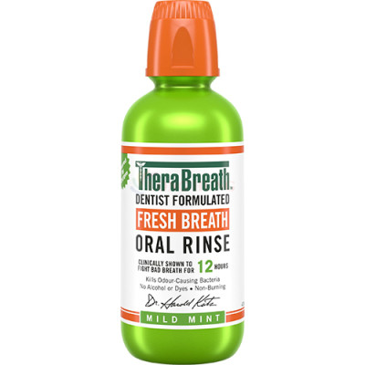 Nước súc miệng TheraBreath Fresh Breath Oral Rinse (473ml) - Hàng chính hãng
