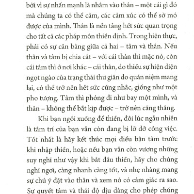 Tâm Thư Thái - 7 bước đi sâu vào Thiền định