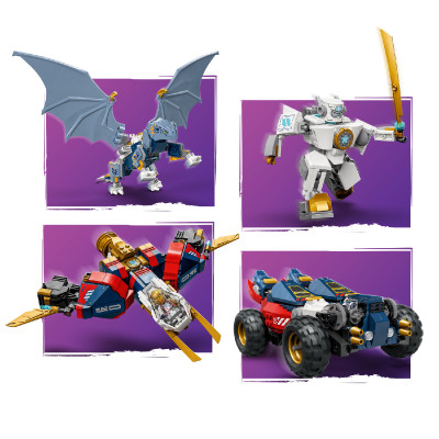 Đồ Chơi Lắp Ráp Chiến Giáp Kết Hợp Của Zane LEGO NINJAGO 71834 (1187 chi tiết)