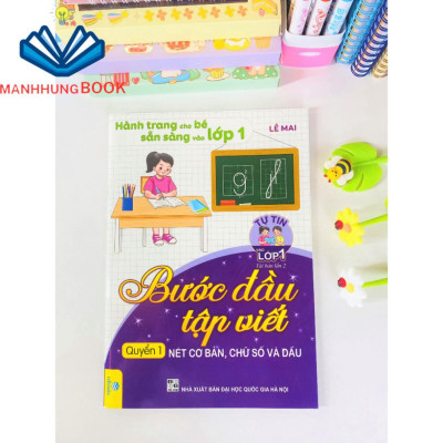 Sách - Combo 2 cuốn Bước Đầu Tập Viết (Hành trang cho bé sẵn sàng vào lớp 1).