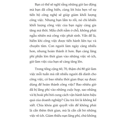 Làm Chủ Thời Gian - Nâng Cao Hiệu Suất - Thành Công Vượt Trội