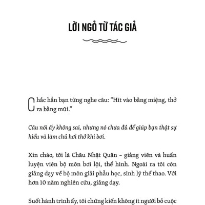 Sách - Thở Thật - Thở Giả - Thay Đổi Nhỏ-Khác Biệt To - Bí Quyết Nổi, Bơi Xa Không Mệt