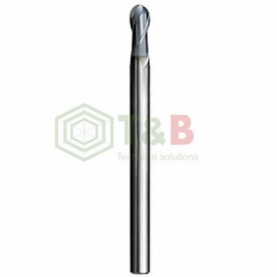 Dao Phay Cầu R0.85x2.5x50L Union Tool CSEB2010-0250,Dao phay ngón gia công trước nhiệt, đồng, nhôm