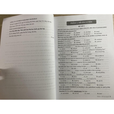 Sách - Bộ đề luyện thi vào lớp 10 trung học phổ thông môn Tiếng Anh ( có lời giải chi tiết)