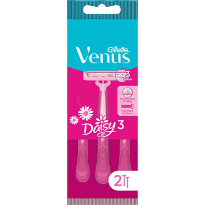 Dao cạo Gillette Venus Daisy 3 (2 cây) - Hàng chính hãng