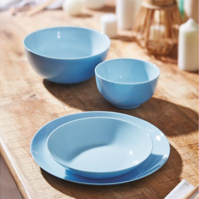 Bộ 2 bát tô thủy tinh Luminarc Diwali 21cm, dùng lò vi sóng, máy rửa bát - P2614*2/P2615*2/D7410*2 | Hàng chính hãng