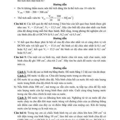 CHUYÊN ĐỀ BỒI DƯỠNG HỌC SINH GIỎI VẬT LÍ 6_KV