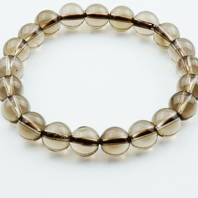 Vòng Tay Đá Thạch Anh Khói Smoky Quartz Tự Nhiên 8mm 21 hạt