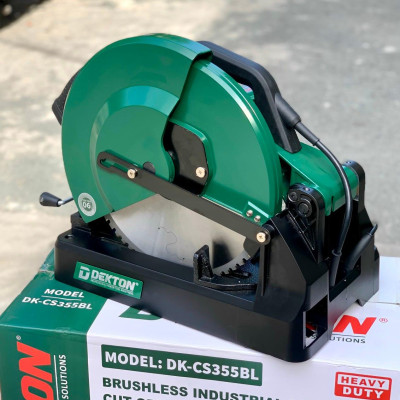 MÁY CẮT SẮT LƯỠI HỢP KIM TUA CHẬM 355MM DEKTON DK-CS355BL - HÀNG CHÍNH HÃNG