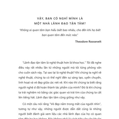 Nghệ Thuật Lãnh Đạo Tận Tâm _AZ