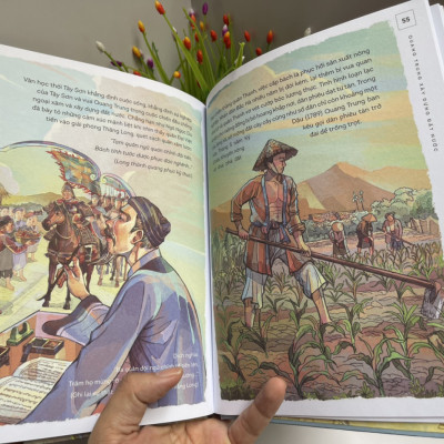 LỊCH SỬ VIỆT NAM BẰNG TRANH – Tập thứ 18 trong bộ sách quan trọng cho tuổi thơ đã ra mắt: QUANG TRUNG XÂY DỰNG ĐẤT NƯỚC – NXB Trẻ