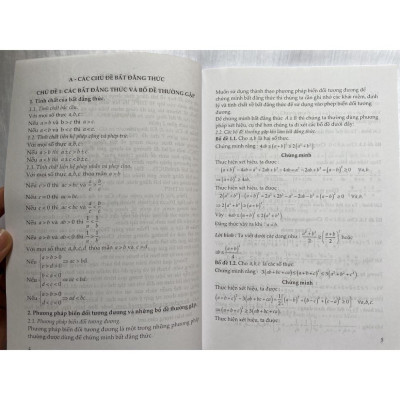 Sách - Các chủ đề bất đẳng thức ôn thi vào lớp 10