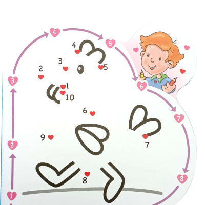 Heart To Heart - Nối Số Và Tô Màu 1