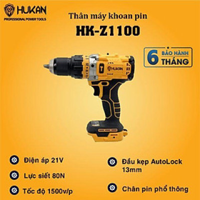 THÂN MÁY KHOAN PIN 13MM  BODY Z1100 HUKAN - HÀNG CHÍNH HÃNG