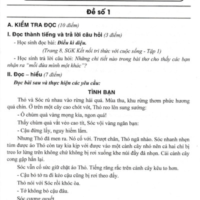 Bộ Đề Kiểm Tra Môn Tiếng Việt Lớp 4 - Tập 1 (Dùng Kèm SGK Kết Nối Tri Thức Với Cuộc Sống)_HA