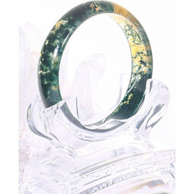 Vòng băng ngọc thủy tảo huyết ni 64 mệnh hỏa, mộc - Ngọc Quý Gemstones