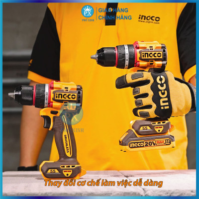 Máy khoan pin 20V ba chức năng Ingco CIDLI20558