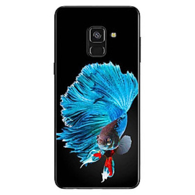 Ốp Lưng Dành Cho Điện Thoại Galaxy A8 2018 - Cá Betta Xanh
