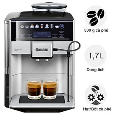Máy pha cà phê tự động Bosch TIS65621RW Vero Barista 600 Silver hàng chính hãng