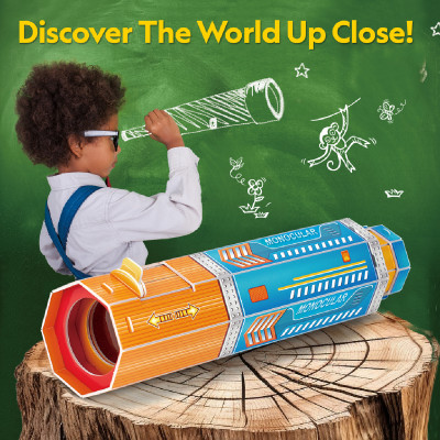 Đồ Chơi Lắp Ráp Ống Nhòm Đơn Ống Nat Geo STEAM DS1122h