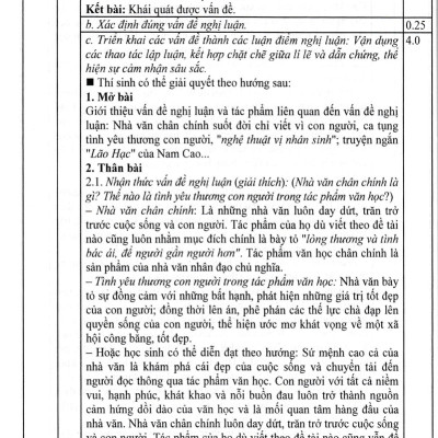 Tuyển Tập Đề Kiểm Tra Môn Ngữ Văn 8 Bồi Dưỡng Học Sinh Giỏi (Theo Cấu Trúc Mới) 