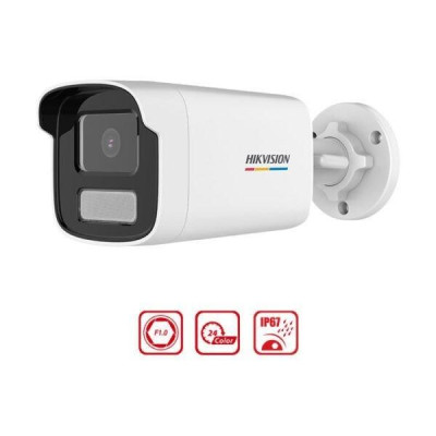 Camera IP HIKVISION  4MP Thân trụ DS-2CD1T47G2-LUF hình ảnh màu sắc 24/7, micro thu âm, trợ sáng ban đêm lên đến 50m ,.-Hàng chính hãng