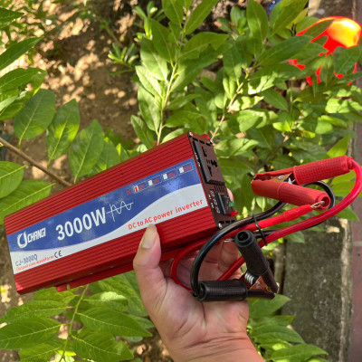 Kích Điện Inverter 12V Lên 220v - 3000W Sóng Sin – Loại Xịn Cao Cấp Siêu Bền , đèn trang trí