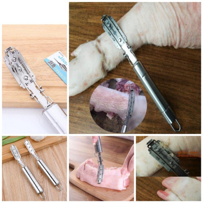 (XẢ HÀNG) Dụng cụ Dao cạo lông heo lông lợn, gà vịt siêu sạch tiện dụng bằng thép không gỉ loại tốt
