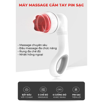 Máy massage cầm tay Body OKACHI LUXURY JP-530E Pin Sạc