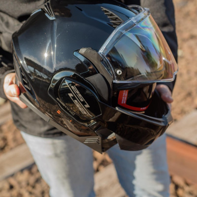 MŨ BẢO HIỂM FULLFACE 2 KÍNH LS2 FF900 VALIANT II LẬT HÀM 180 ĐỘ - GARA20