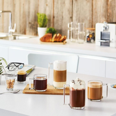 Bộ cốc (ly) bia Luminarc Fitness 6 chiếc có quai 450ml, chống bám màu, bám mùi hiệu quả - L8042*6