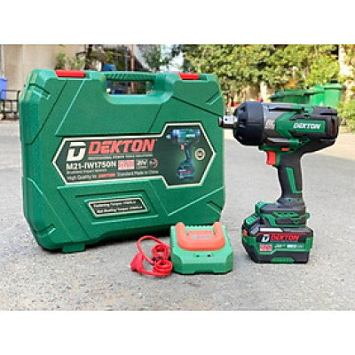 MÁY SIẾT BULONG PIN 21V 3/4" DEKTON M21-IW1750N - HÀNG CHÍNH HÃNG