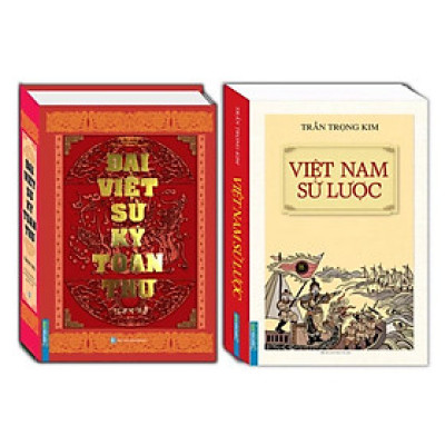Sách - Combo Đại việt sử ký toàn thư và Việt Nam sử lược (bìa cứng)