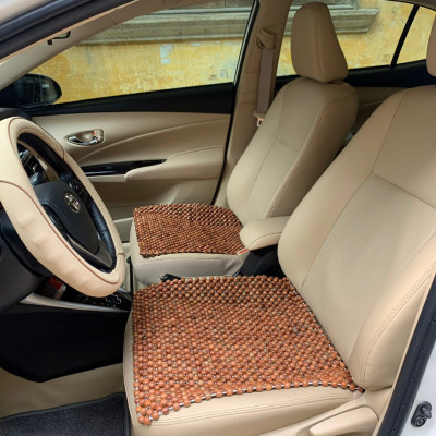 Lót Ghế Xe Ô Tô Hạt Gỗ Hương ( hình thật - hàng kỹ )