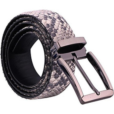 Thắt Lưng Nam Da Trăn Đầu Kim Huy Hoàng HT4310 - Trắng