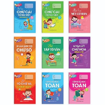 Sách - Bé Tự Tin Bước Vào Lớp 1 - Cùng Bé Học Toán - Tâp 1 - Dành Cho Bé Từ 5-6 Tuổi - Tân Việt Books