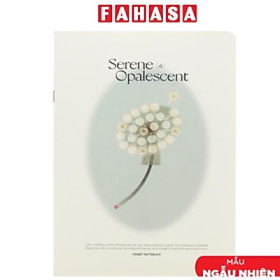 Tập Kỳ Hoa Dị Thảo - Bồ Công Anh - Kẻ Ngang - 120 Trang 70gsm - Crabit Notebuck 1662 (Mẫu Bìa Giao Ngẫu Nhiên)