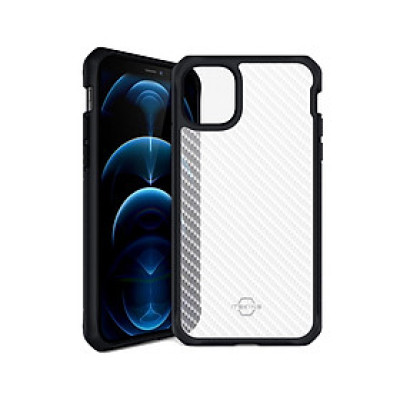 Ốp Lưng Chống Sốc Quân Sự, Kháng Khuẩn iPhone 12/12 Pro/12 Pro Max ITSKINS Hybrid // Tek Antimicrobial - Hàng Chính Hãng