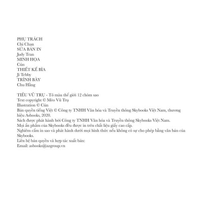 Sách - Tiểu Vũ Trụ - Tô Màu Thế Giới 12 Chòm Sao - AZ Việt Nam