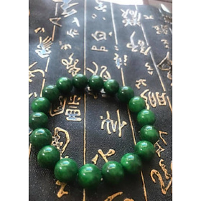 VÒNG TAY PHONG THỦY ĐÁ CẨM THẠCH NỮ MỆNH HỎA MỘC SIZE 10LY 