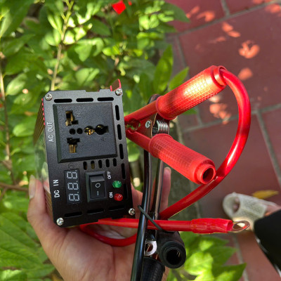 Kích Điện Inverter 12V Lên 220v - 3000W Sóng Sin – Loại Xịn Cao Cấp Siêu Bền , đèn trang trí