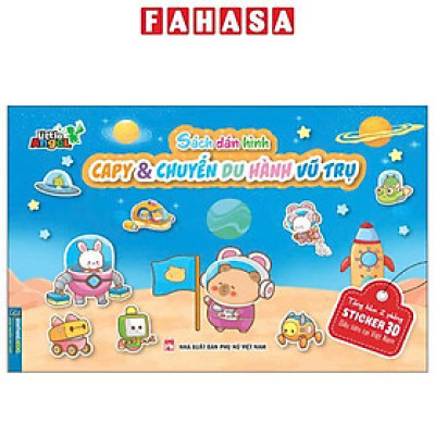 Sách - Sách Dán Hình - Capy Và Chuyến Du Hành Vũ Trụ