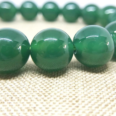 Vòng Tay Đá Mã Não Xanh Lá 10mm