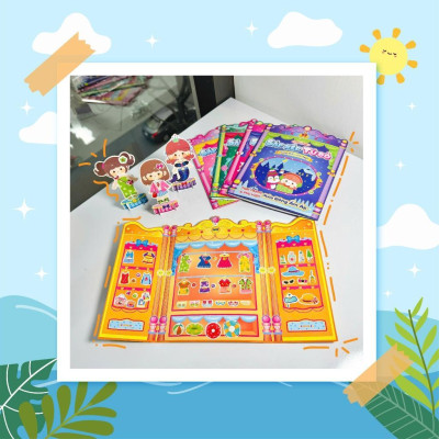 Sách - Trò Chơi Sắp Xếp Tủ Đồ Cùng Mika Xinh Đẹp - Thời Trang Và Phụ Kiện Mùa Hè Sôi Động - Bóc Dán 80+ Sticker Cho Bé Gái - Megabook