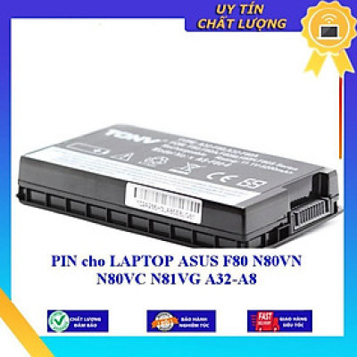 PIN cho LAPTOP ASUS F80 N80VN N80VC N81VG A32-A8 - Hàng Nhập Khẩu  MIBAT1020